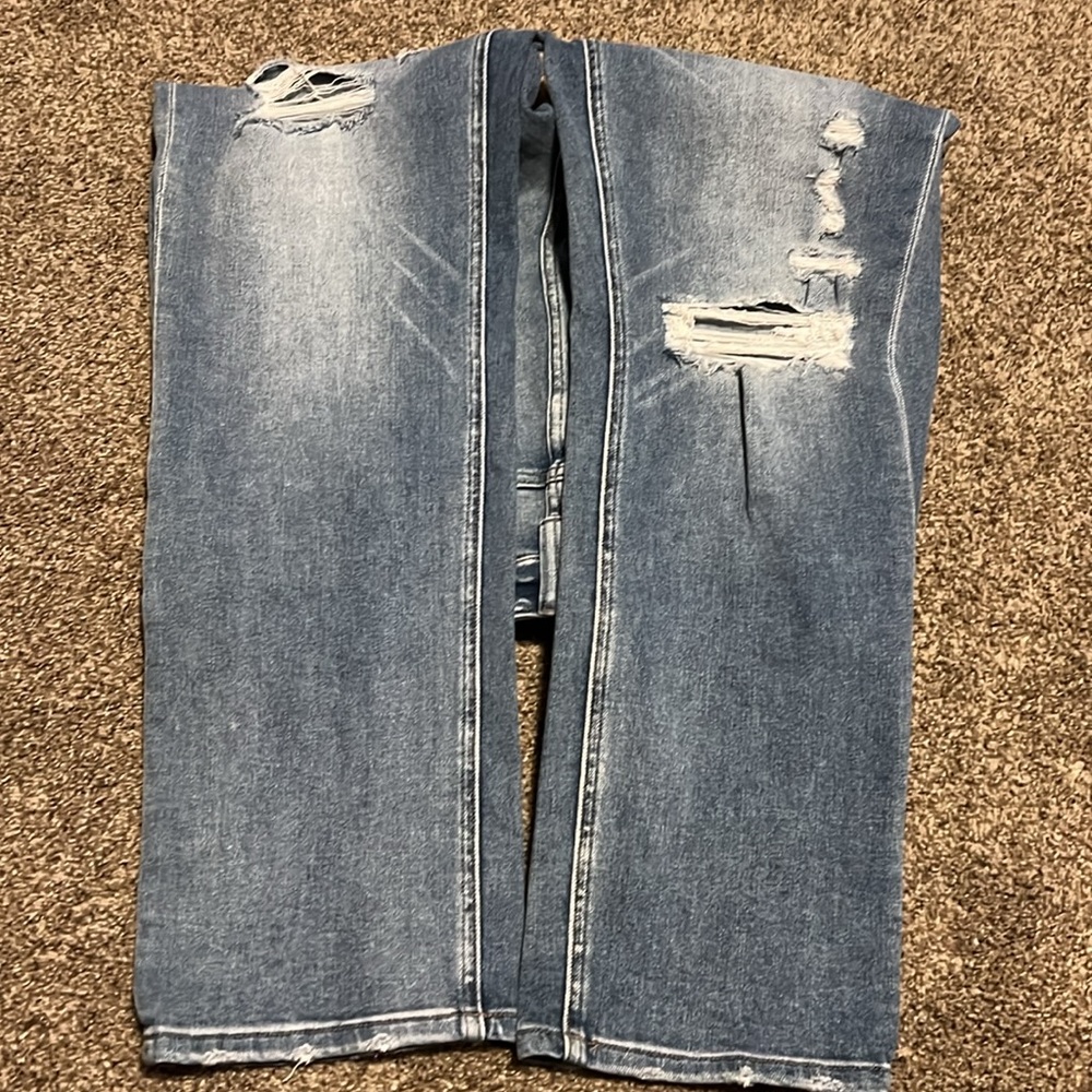 Mica denim super high straight leg jeans NWT - Picture 4 of 5